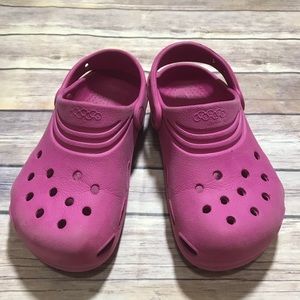 Pink Jibbitz by Crocs Clogs Size 1/2